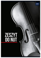 Zeszyt do nut A4, pionowy, mix, 16 kartek, Interdruk